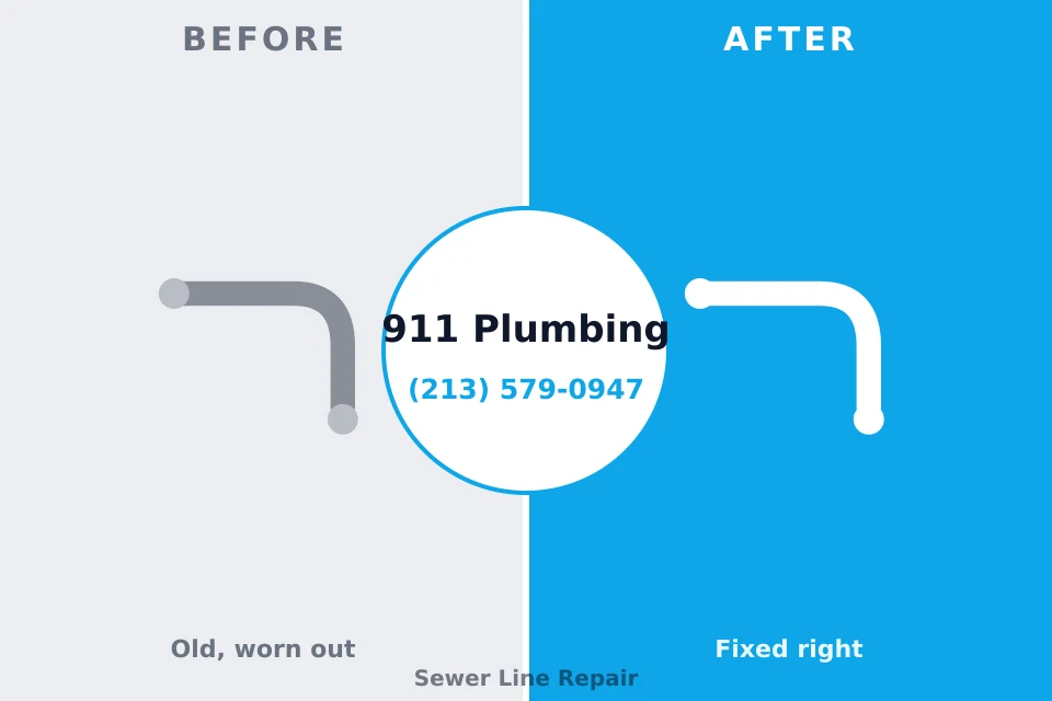 Before and after: plumbing company Maysville, KY